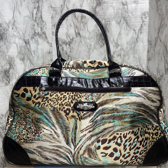 Kathy Van Zeeland Rolling Duffle Bag - Picture 1 of 16